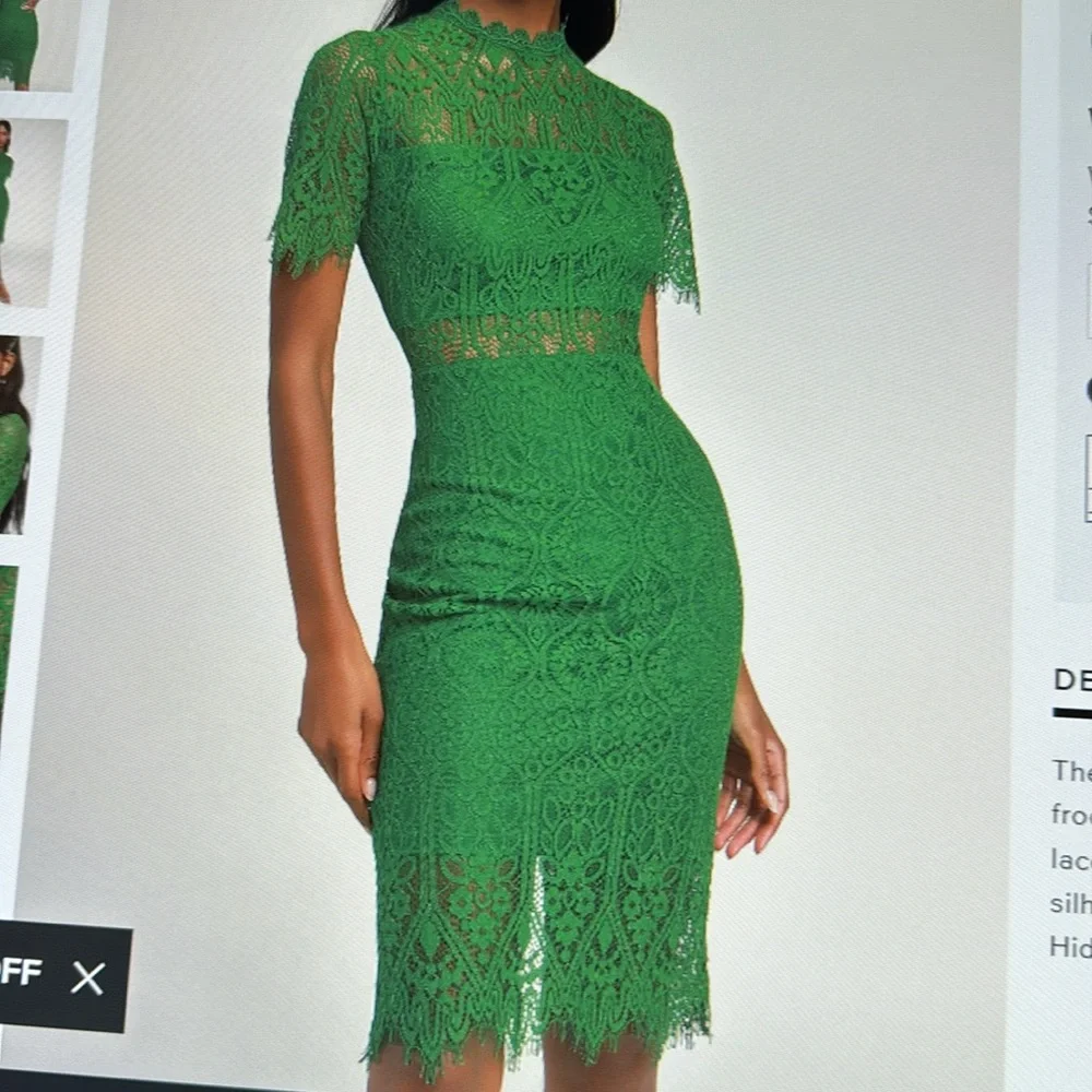 Sheer lace dress - Picture 5 of 6